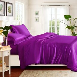 synthetic silk bed set Eney A0040